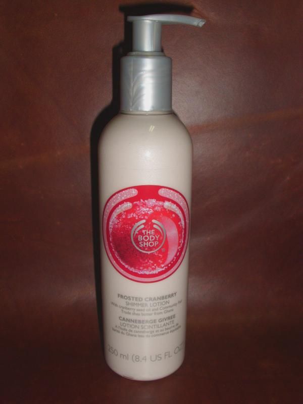 The Body Shop Frosted Cranberry Shimmer Lotion Food + World + Me